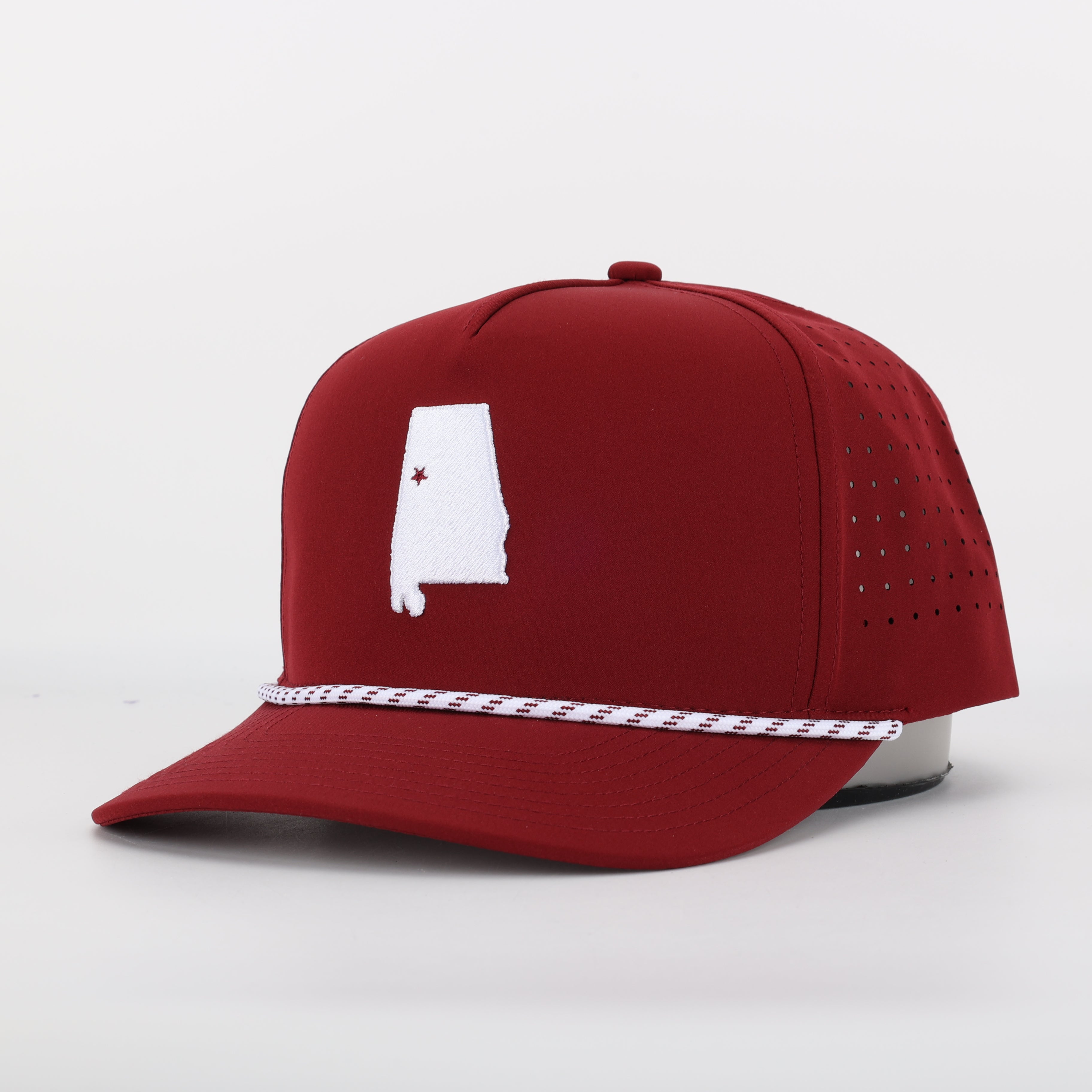 Tuscaloosa, AL Embroidered State Hat with Rope