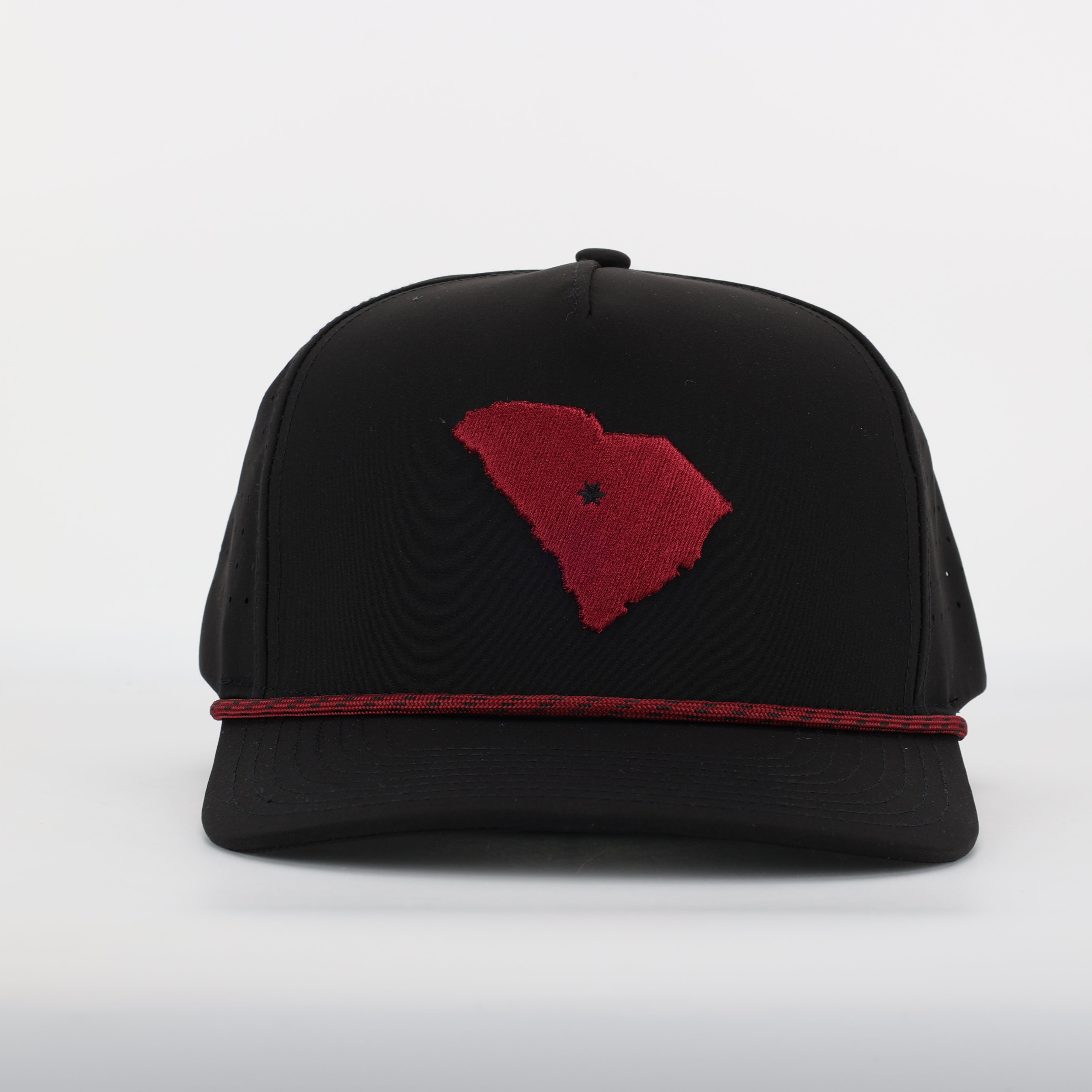 Columbia, SC Embroidered State Hat with Rope