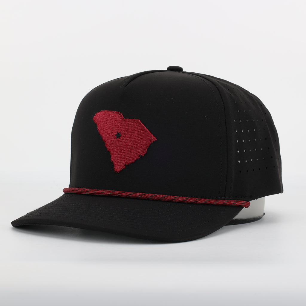 Columbia, SC Embroidered State Hat with Rope