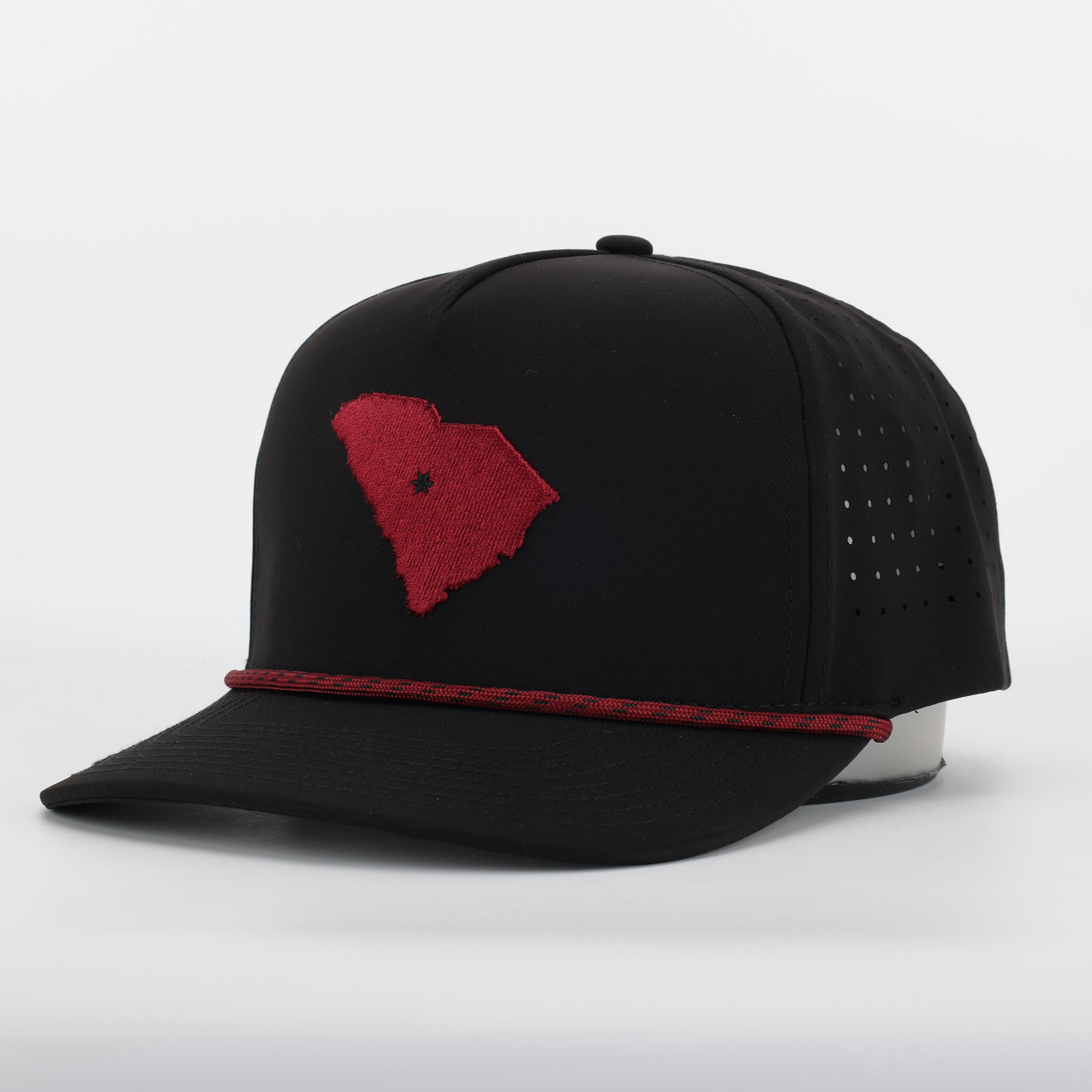 Columbia, SC Embroidered State Hat with Rope