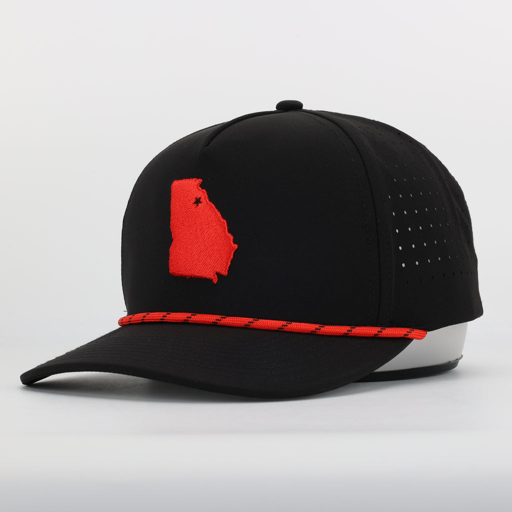 Athens, GA Embroidered State Hat with Rope