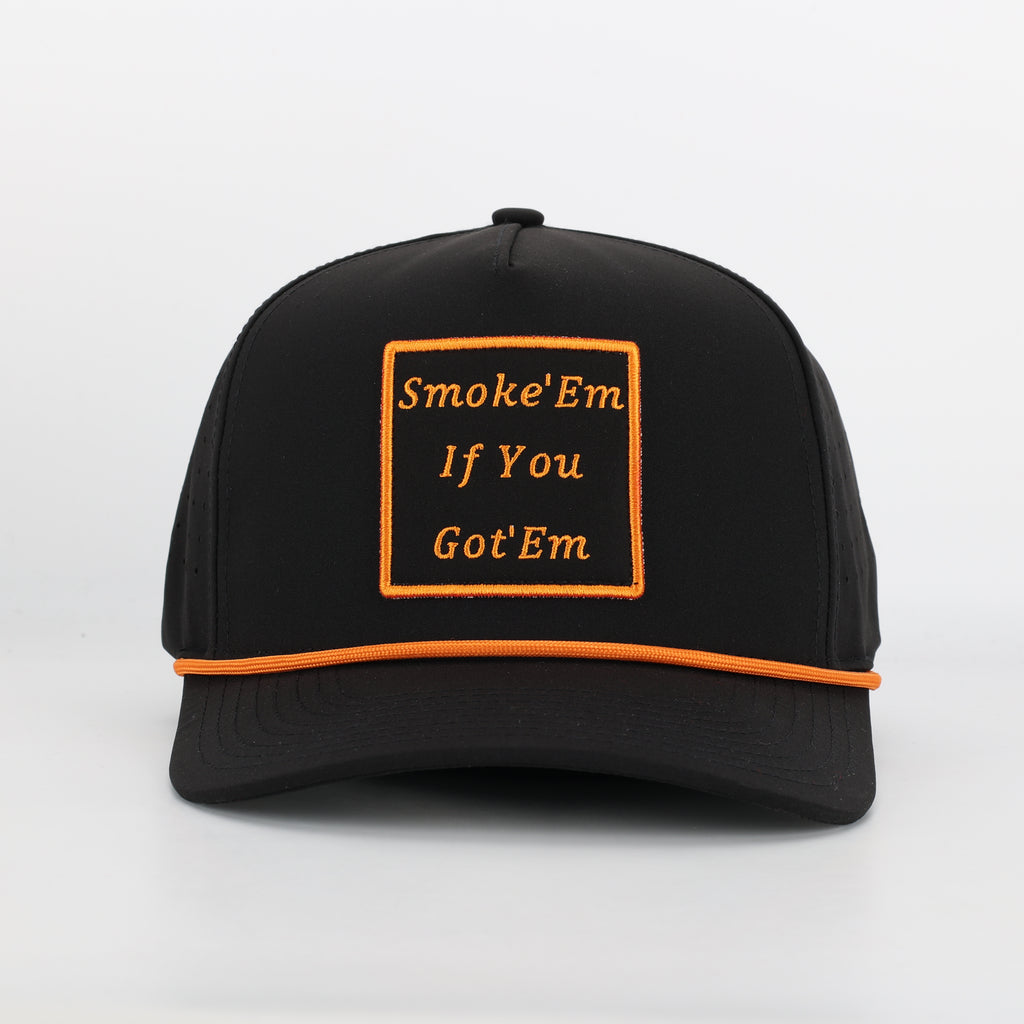Smoke’Em If You Got’Em Black Rope Hat