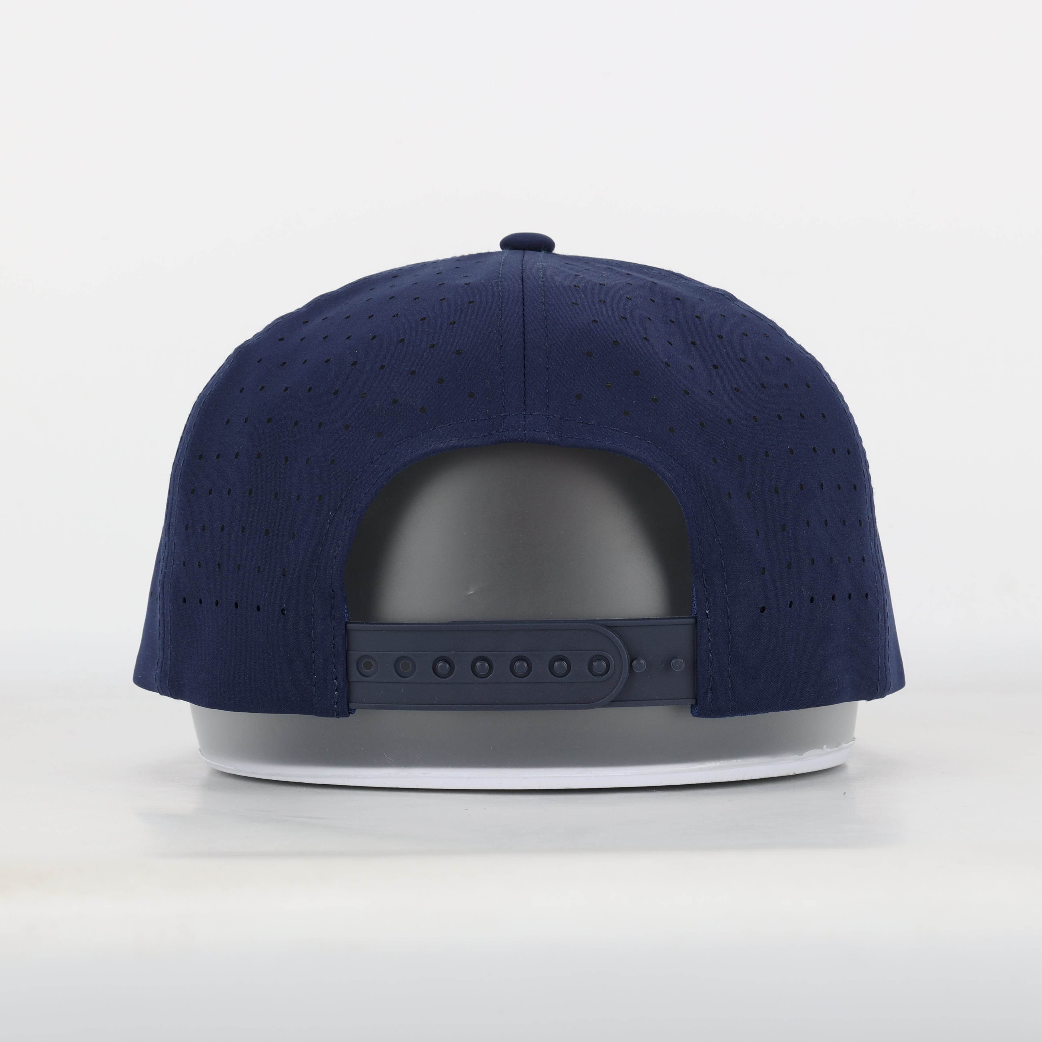 Navy Blue Georgia Peach Embroidered Hat with Rope