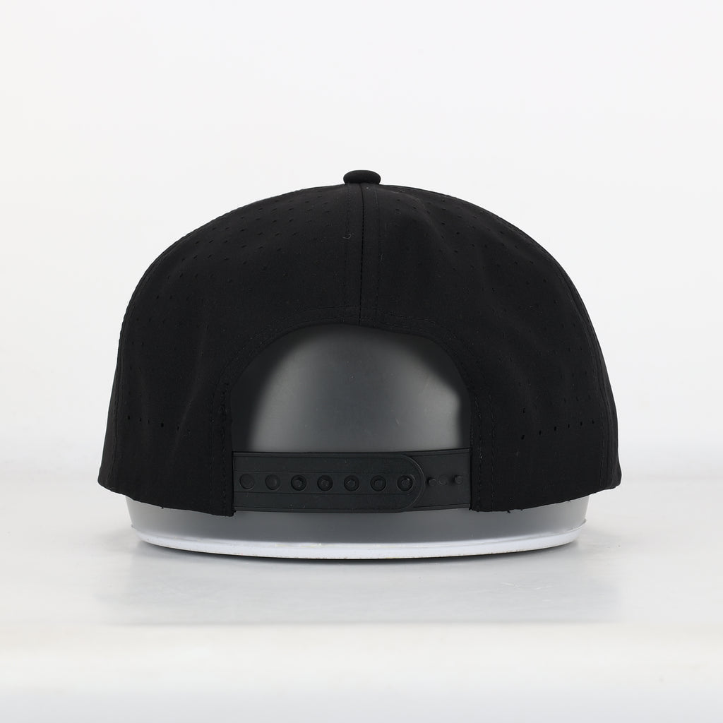 Orange/Black Checkerboard Rope Hat