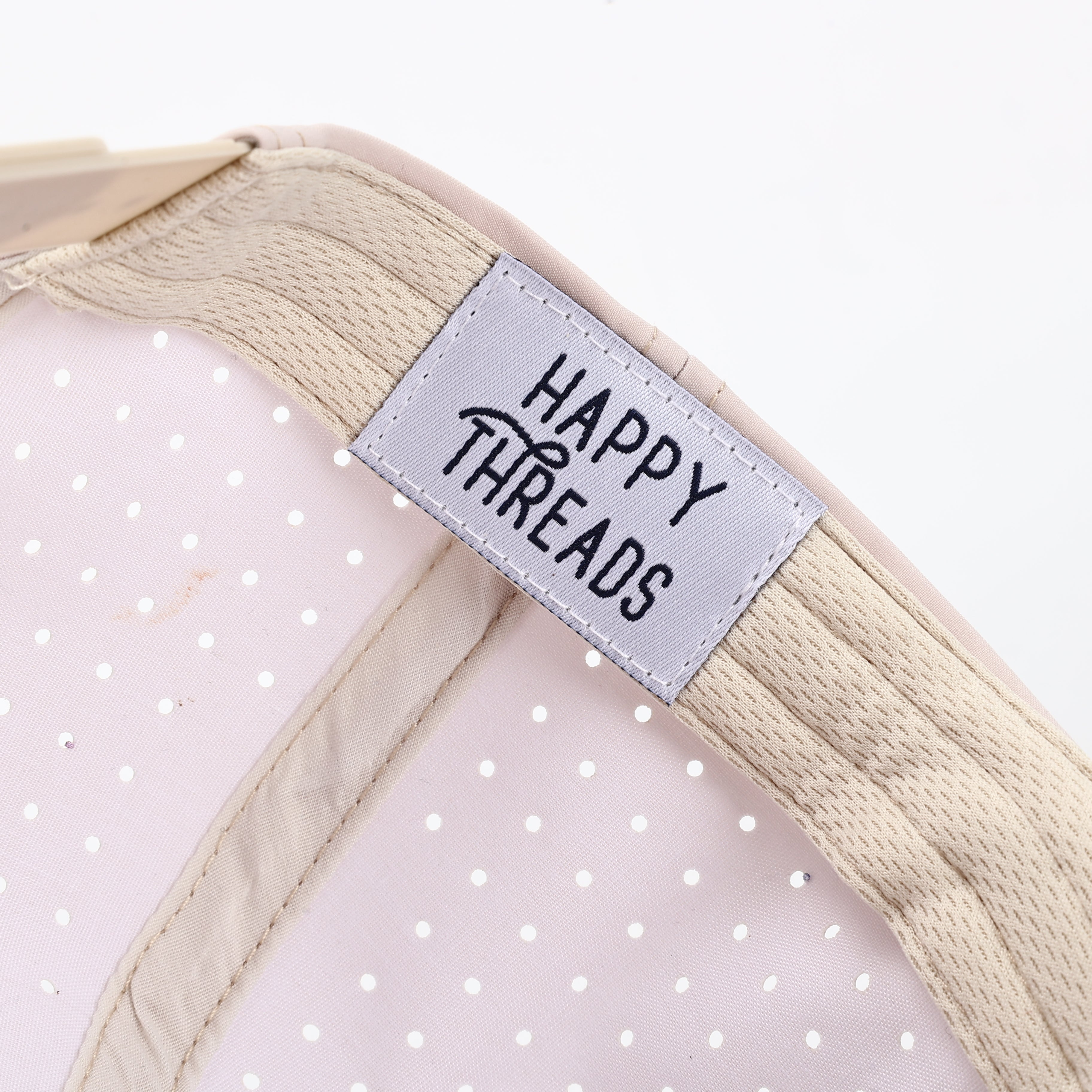 Tan Rooster Embroidered Rope Hat