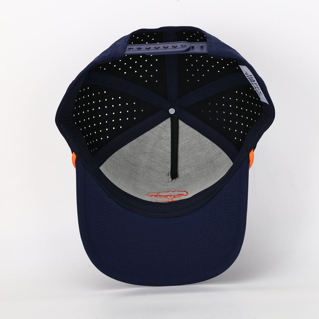 Oak Tree with Roots Embroidered Rope Hat