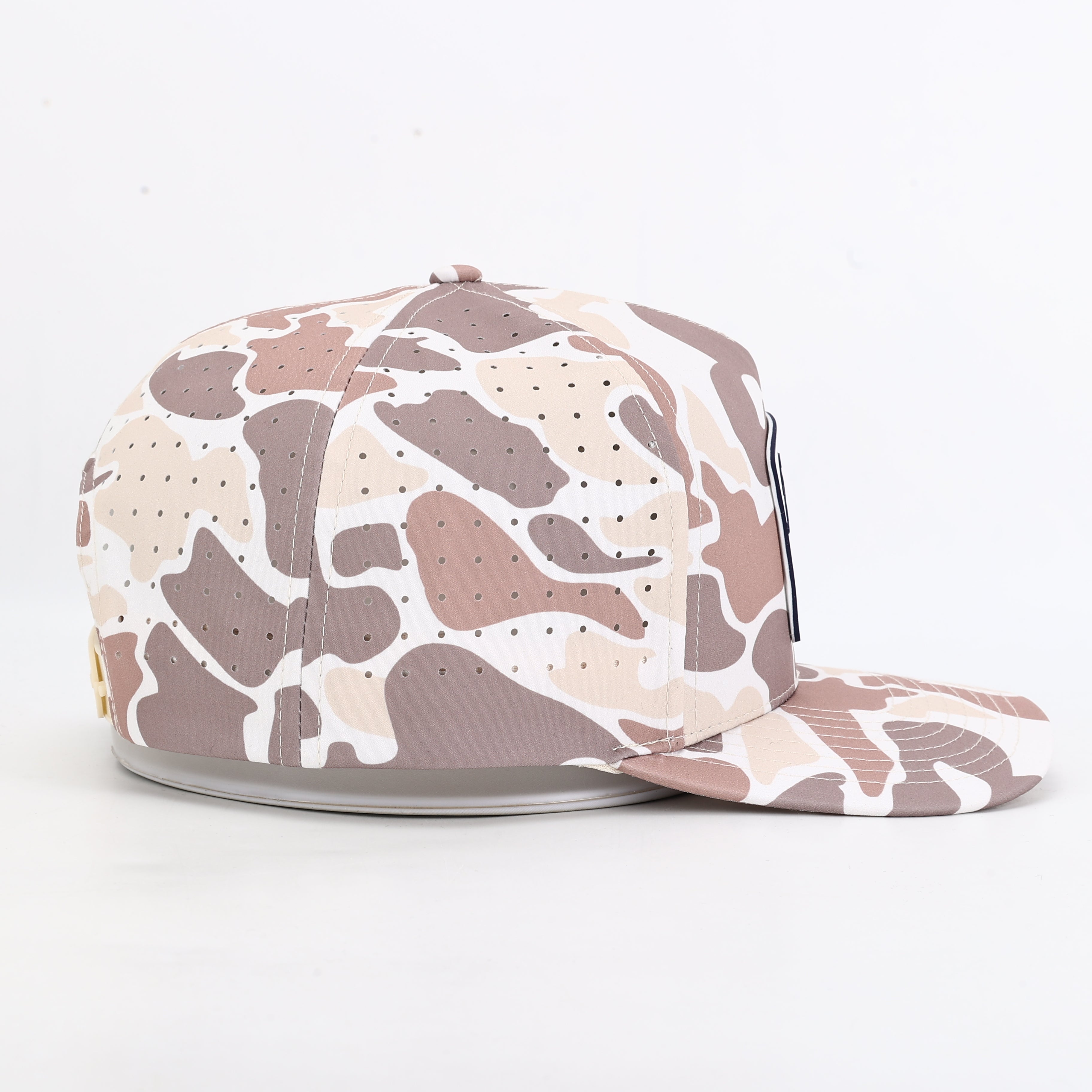 Tap It In Khaki Camo Patch Hat with Rope