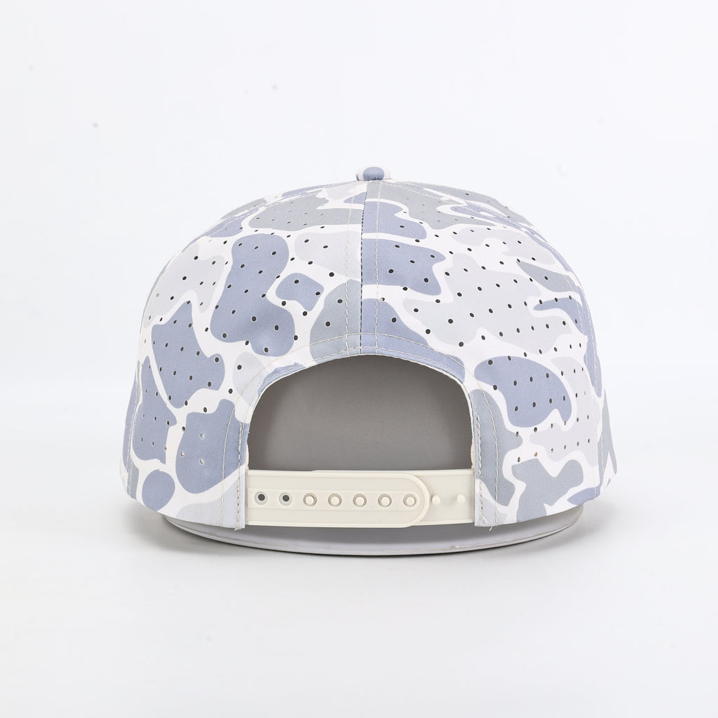 Tap It In Khaki White Patch Hat with Rope