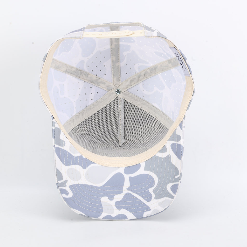 Tap It In Khaki White Patch Hat with Rope