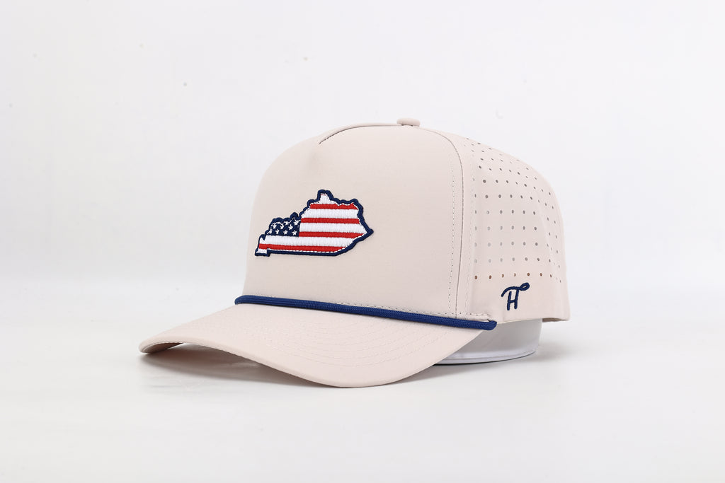 Kentucky State Flag Rope Hat