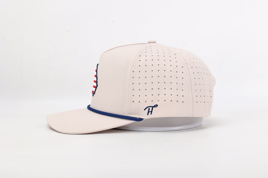 Georgia State Flag Rope Hat