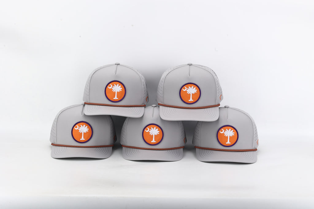 Palm Tree Orange Rope Hat