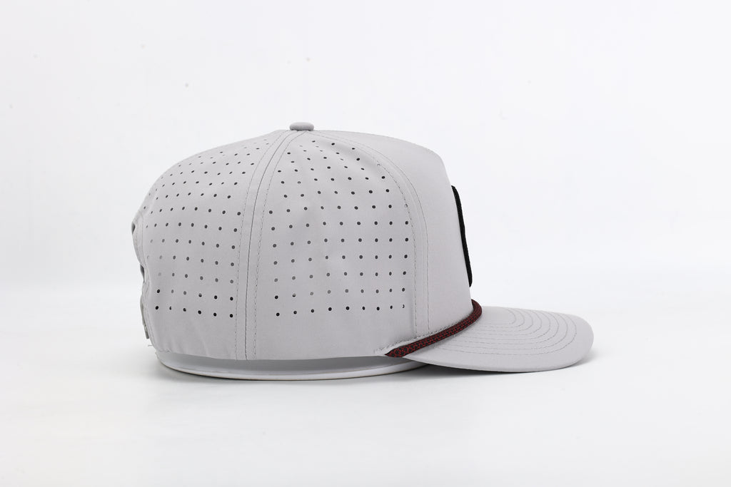 Palm Tree Maroon Rope Hat
