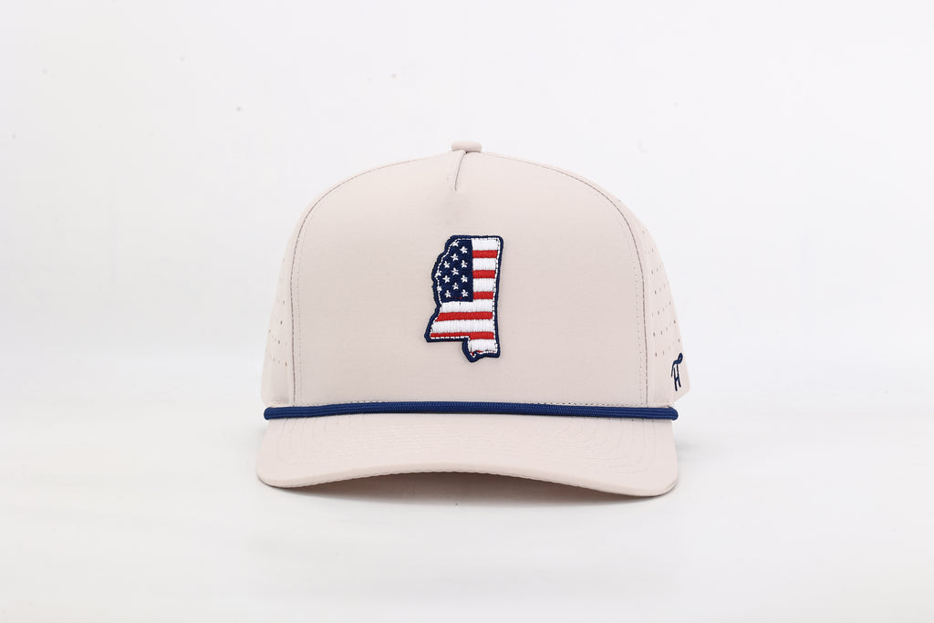 Mississippi State Flag Rope Hat