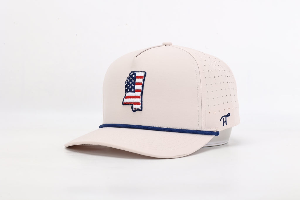 Mississippi State Flag Rope Hat