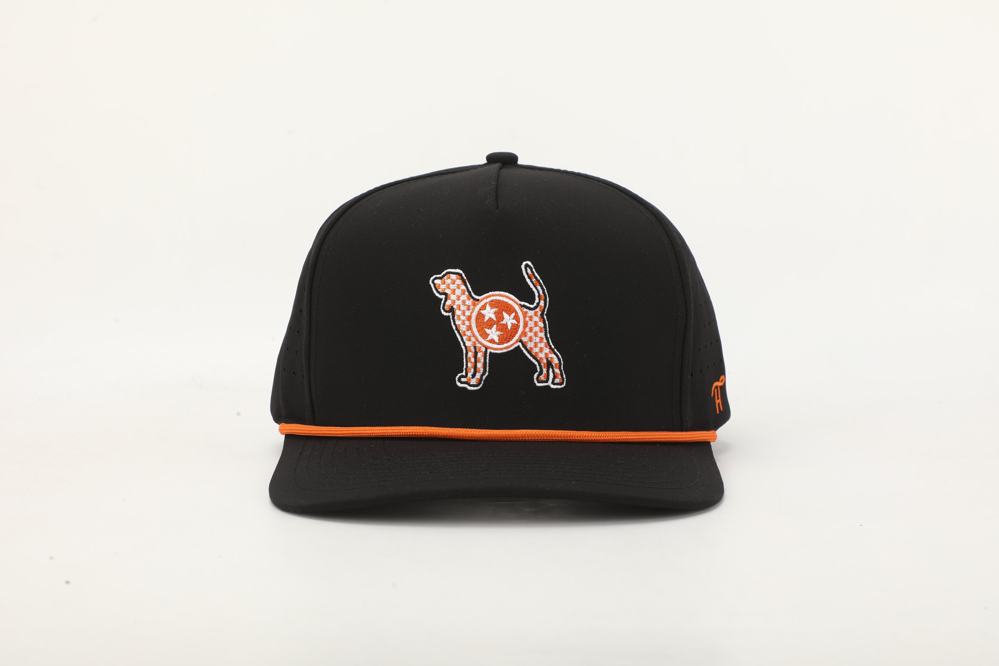Black Checkerboard Smokey Tri-Star Tennessee Hat