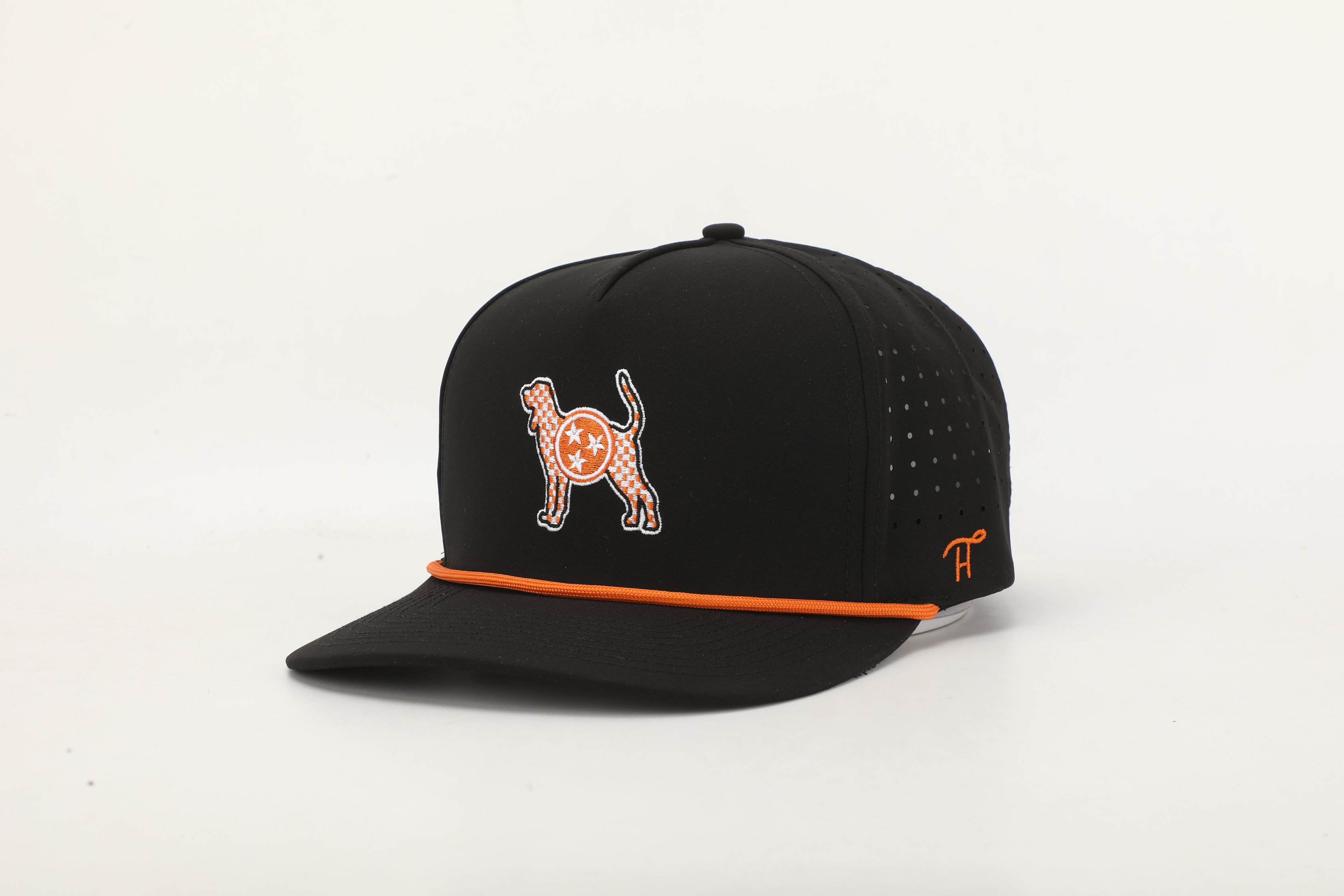 Black Checkerboard Smokey Tri-Star Tennessee Hat