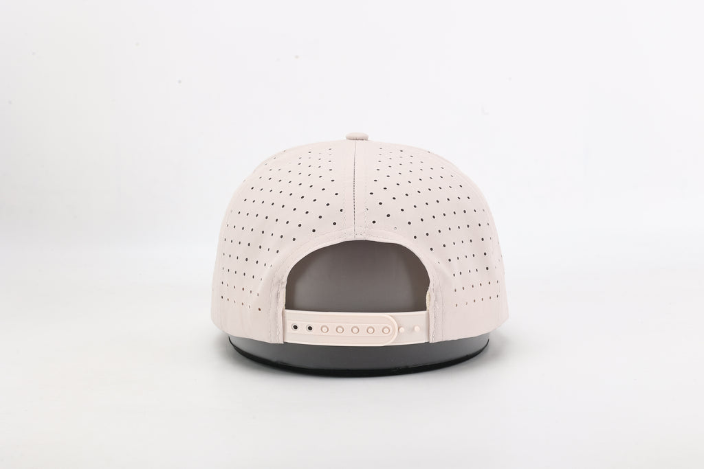 Tan Hat with Rubber Golf Ball Patch