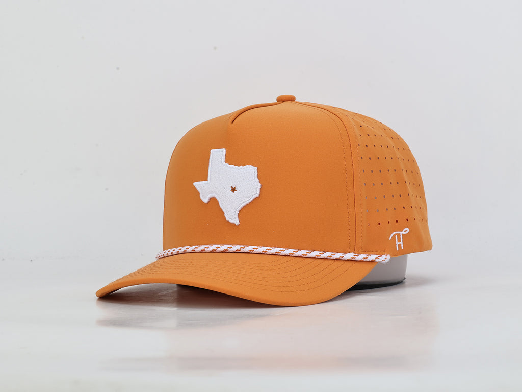 Austin, TX State Embroidered Hat with Rope