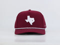 College Station, TX State Embroidered Hat with Rope