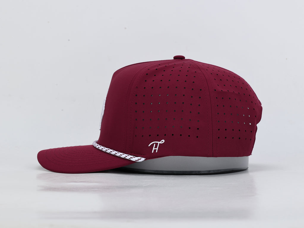 College Station, TX State Embroidered Hat with Rope