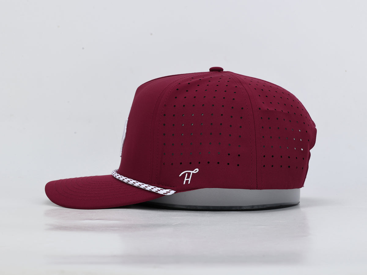 College Station, TX State Embroidered Hat with Rope