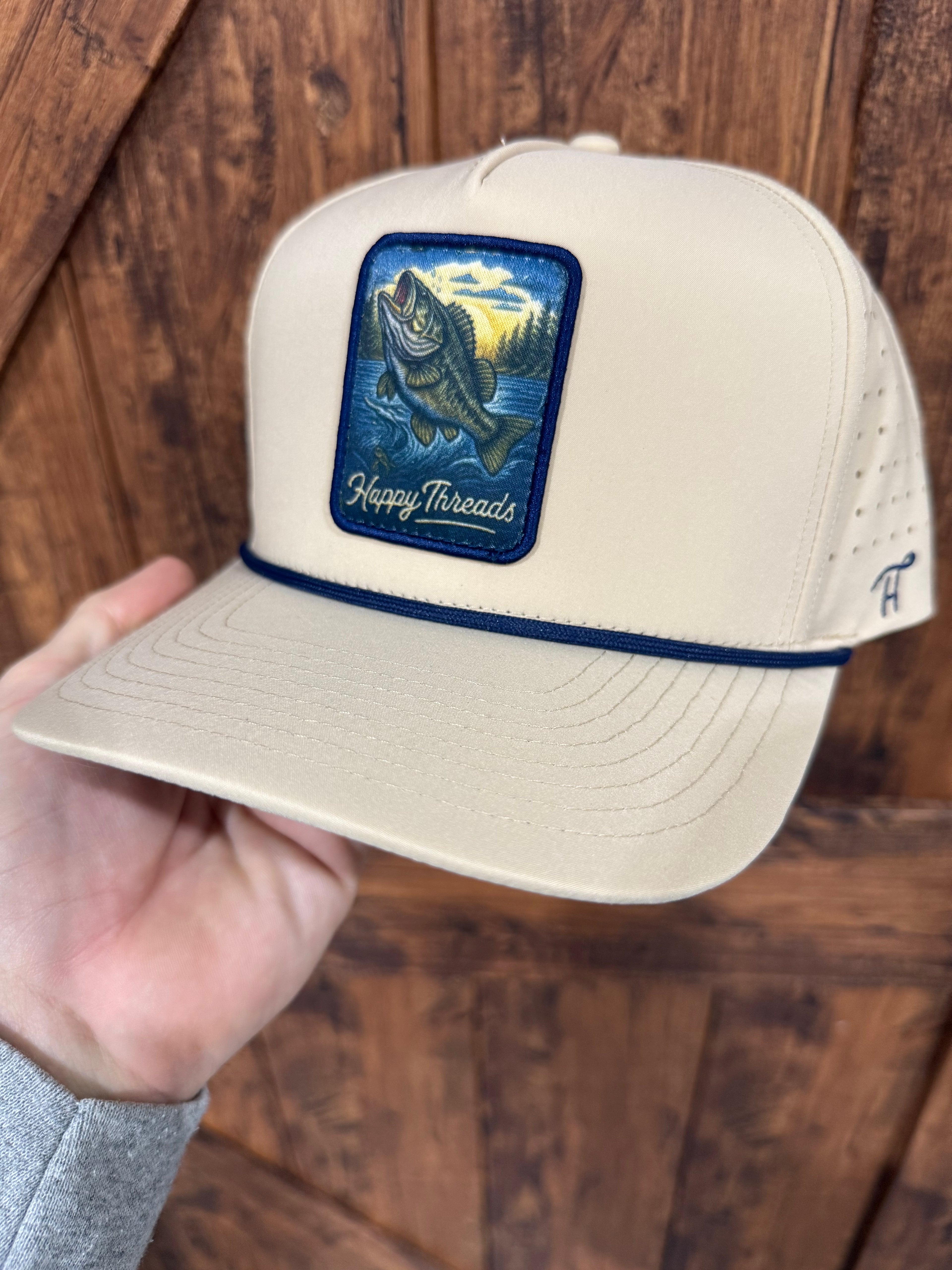 Bass Fish Patch Hat