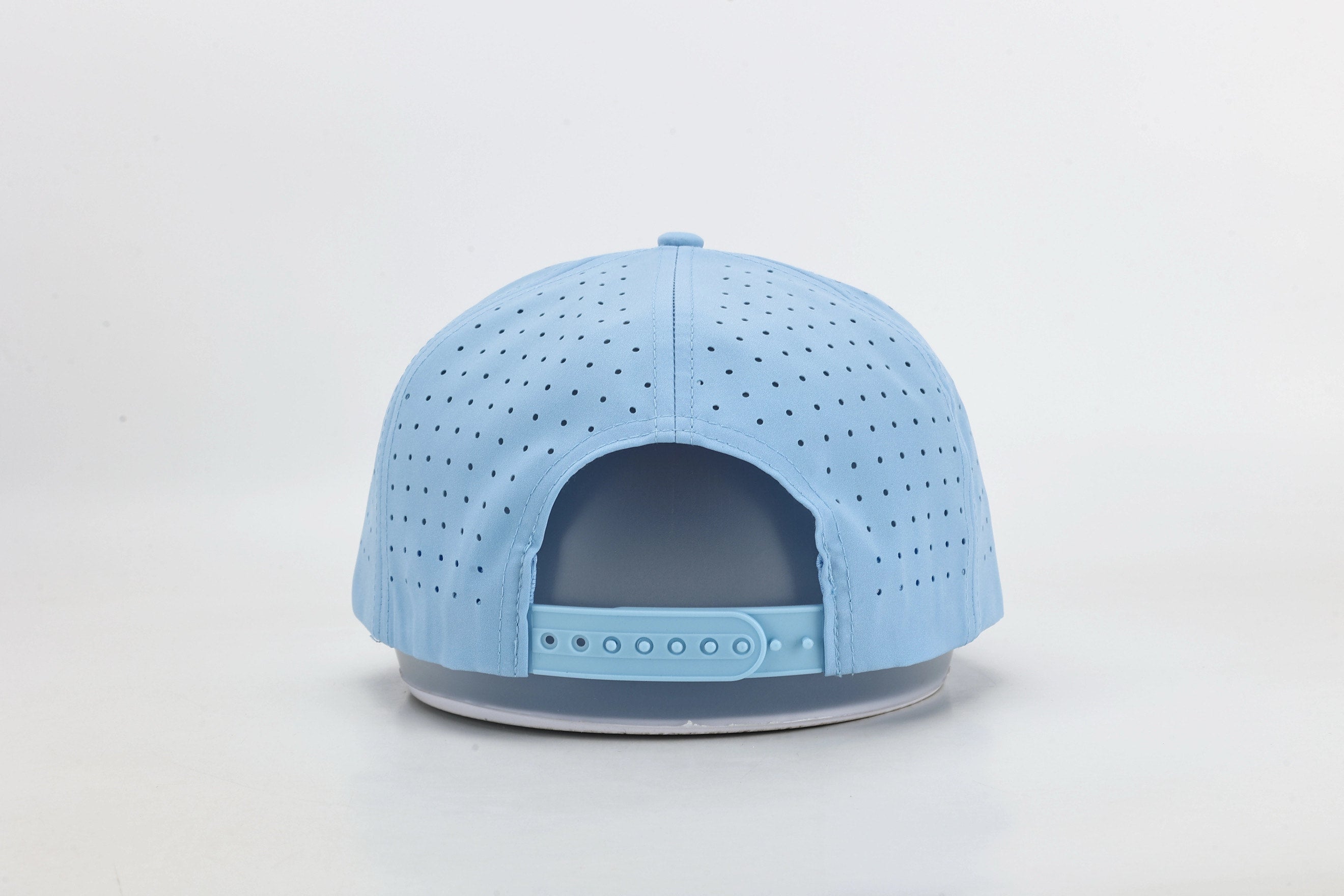 Baby Blue Georgia Peach Embroidered Hat with Rope