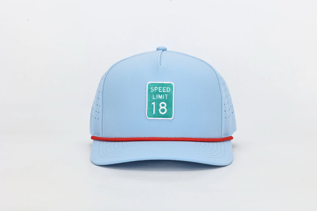 Speed Limit 18 Hat with Rope