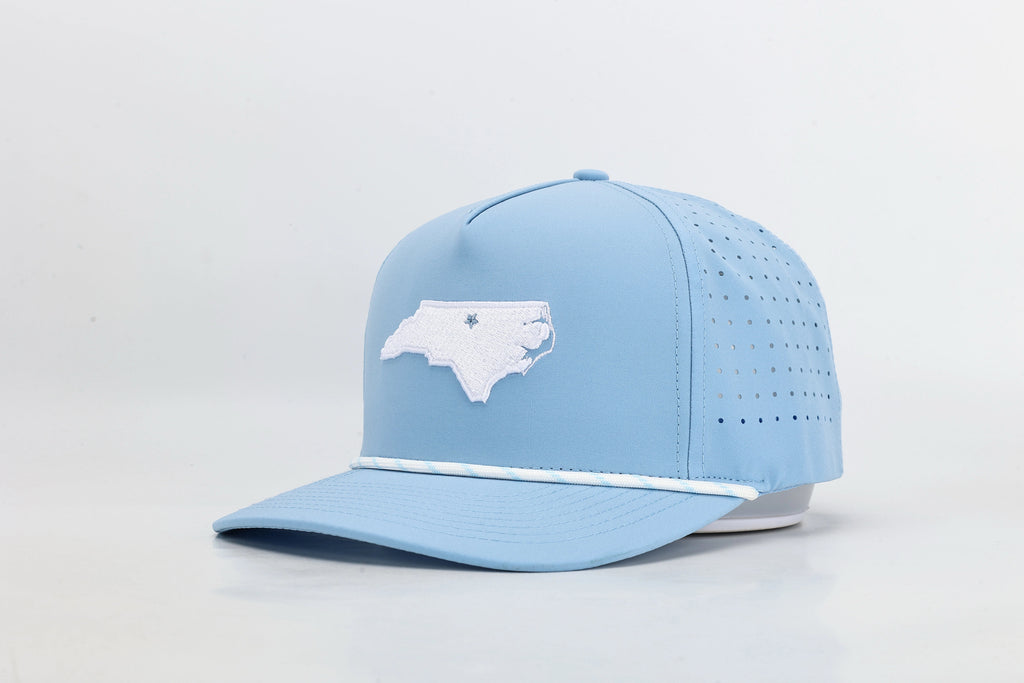 Chapel Hill, NC Embroidered State Hat with Rope