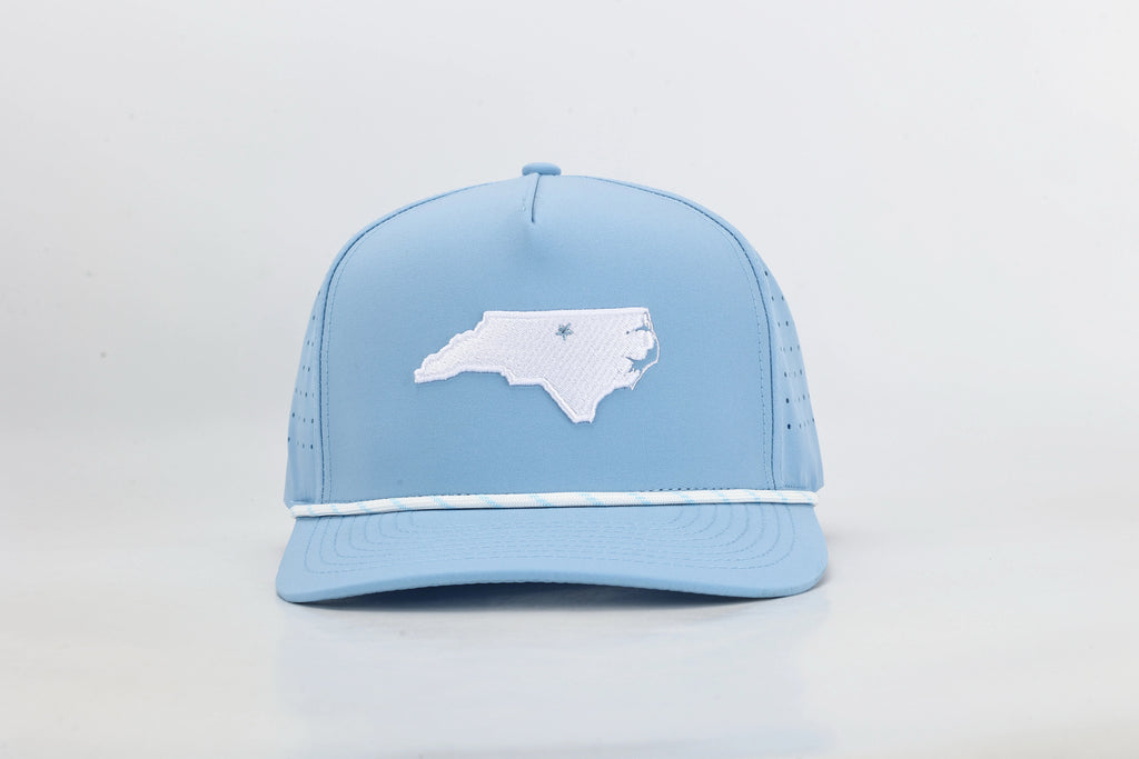 Chapel Hill, NC Embroidered State Hat with Rope