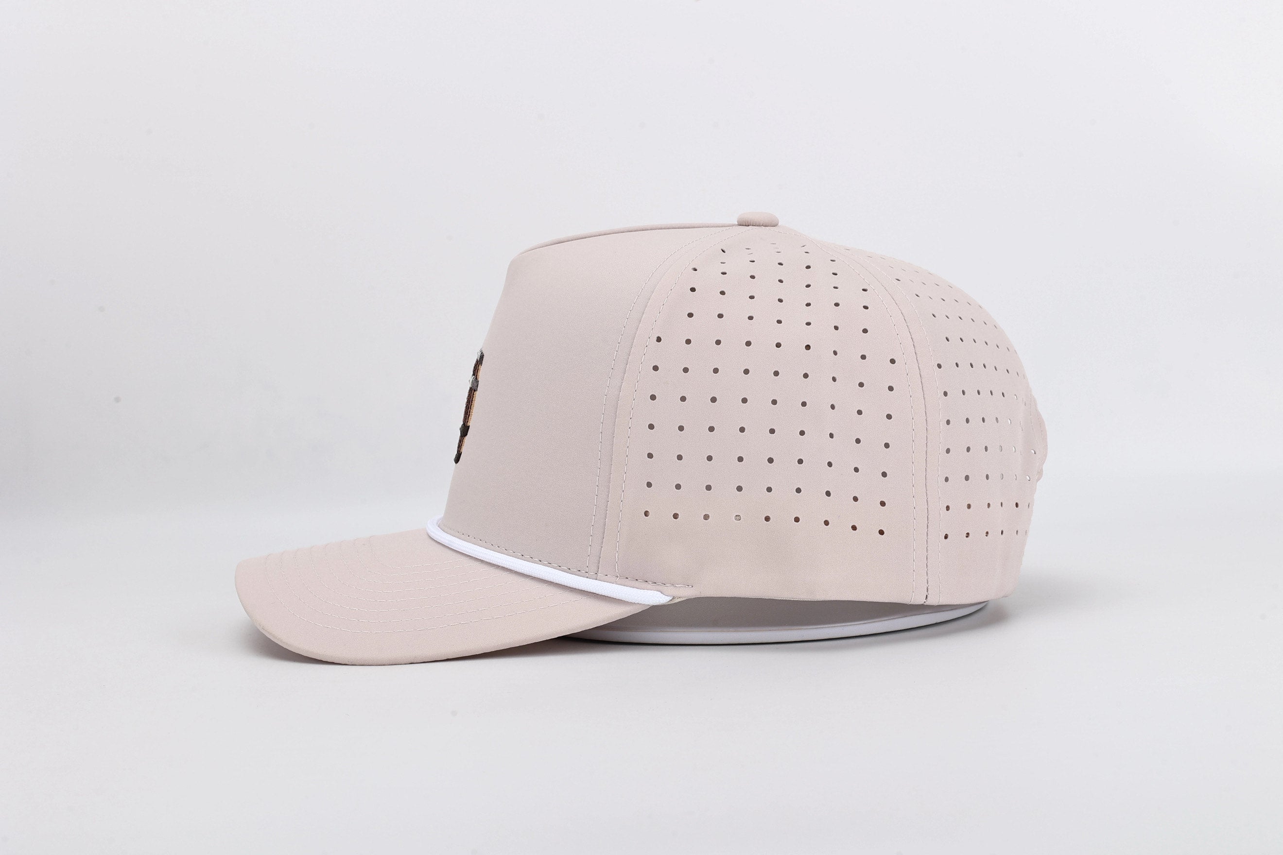 Whiskey Barrel Embroidered Hat with Rope