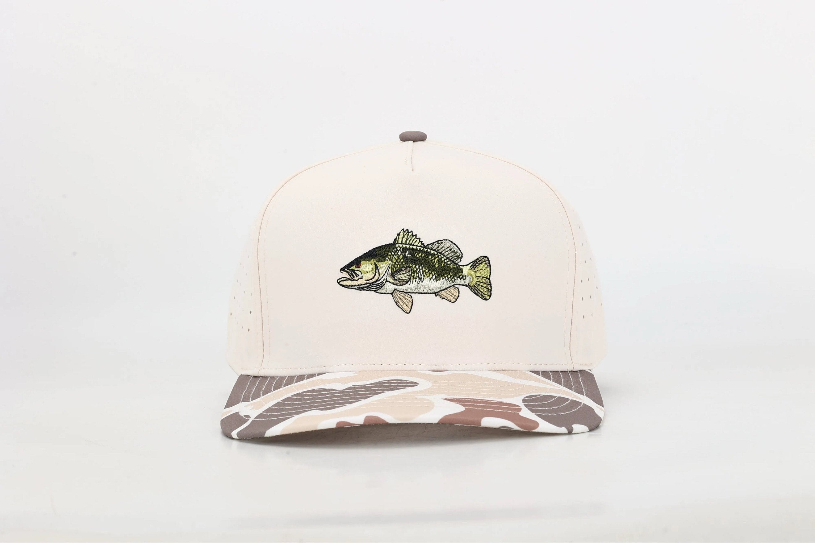 Fish - Outdoor Embroidered Camo Hat