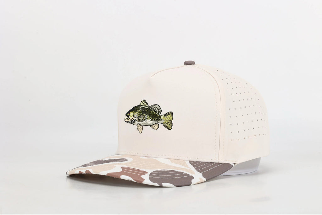 Fish - Outdoor Embroidered Camo Hat