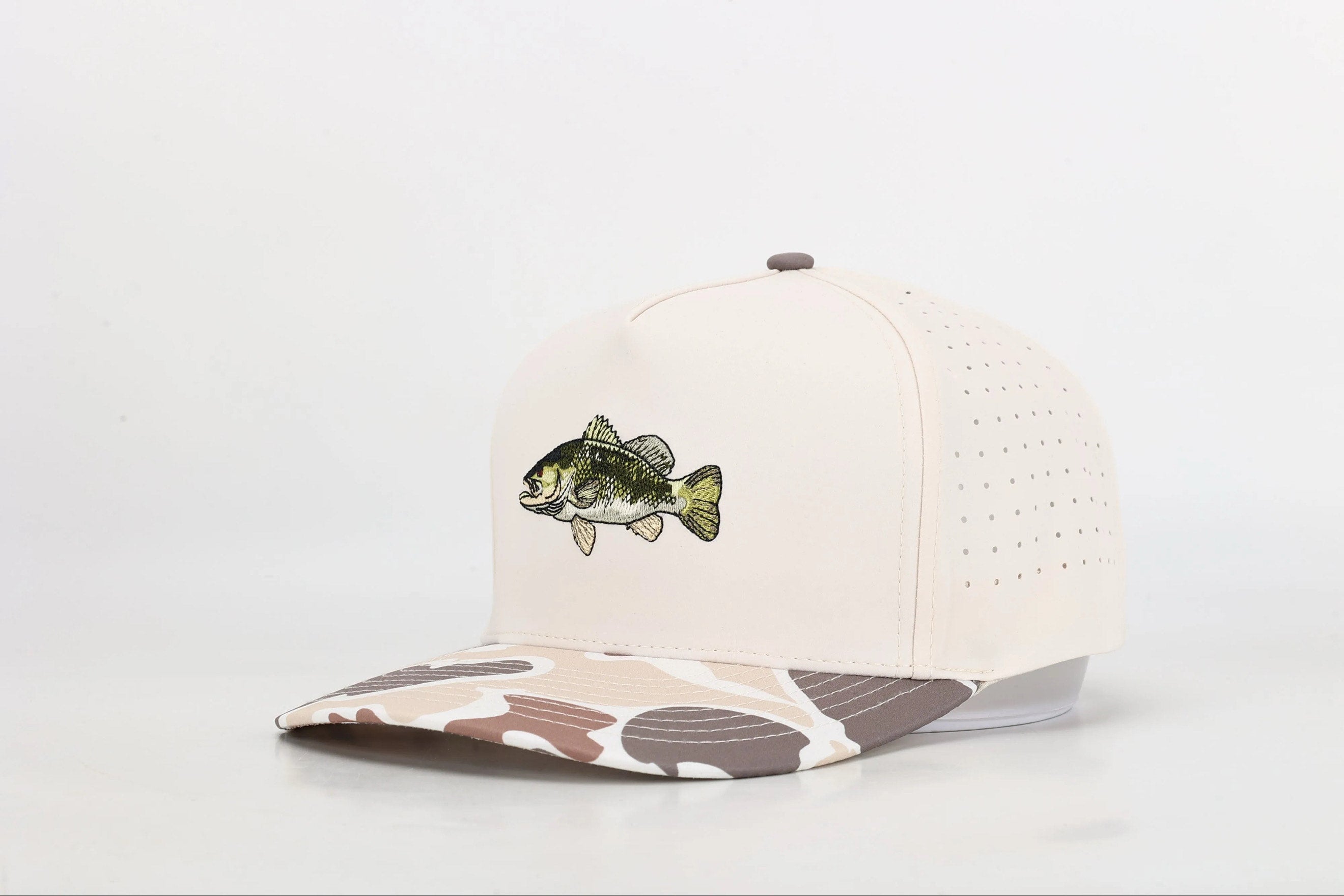 Fish - Outdoor Embroidered Camo Hat