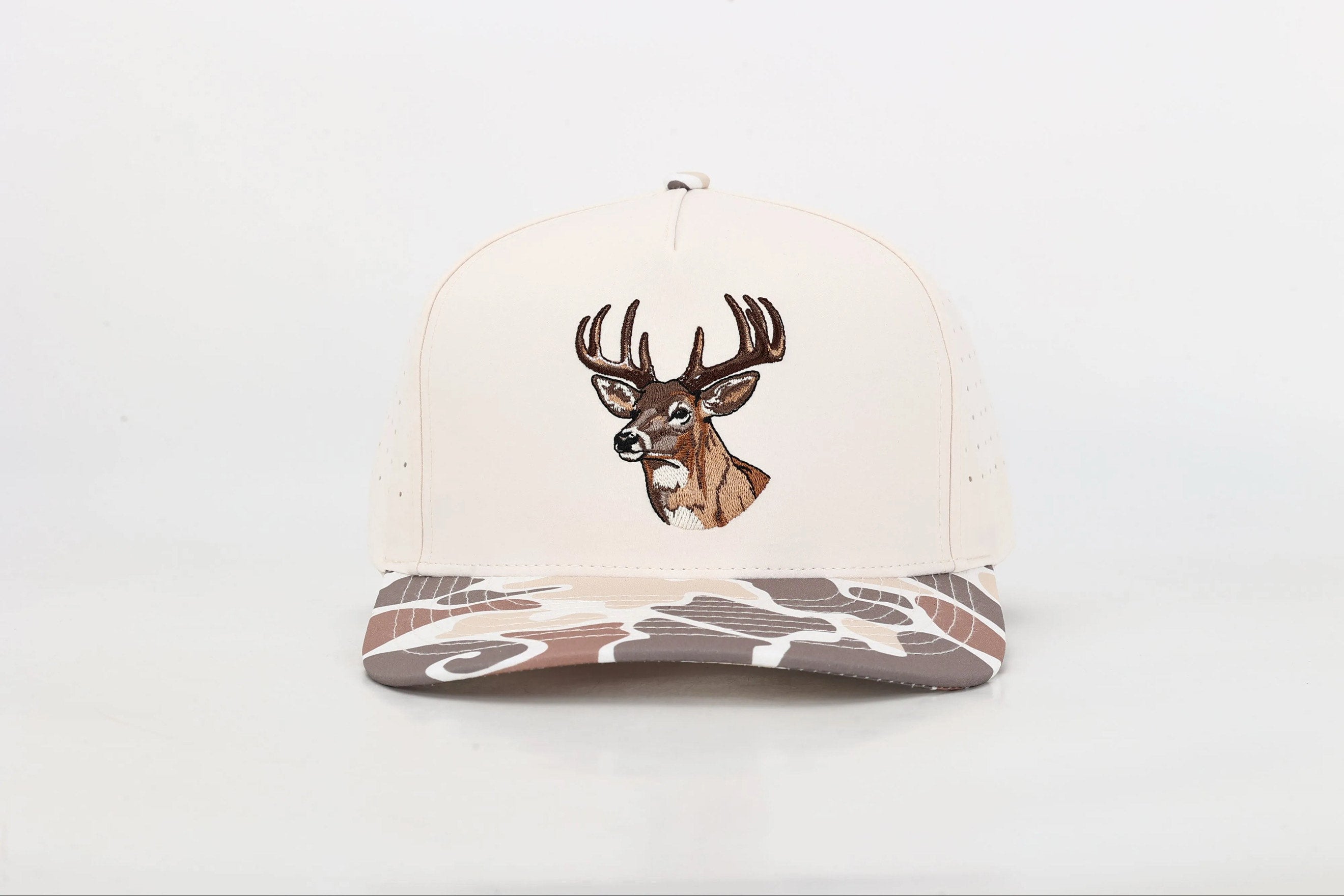 Deer - Outdoor Embroidered Camo Hat