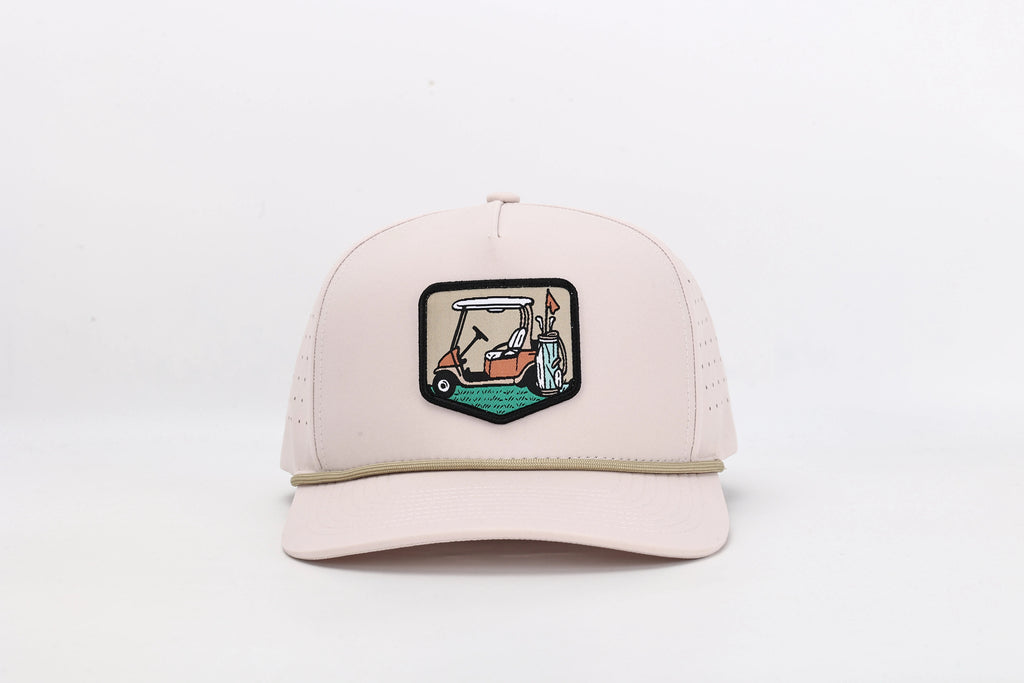Golf Cart Patch Rope Hat