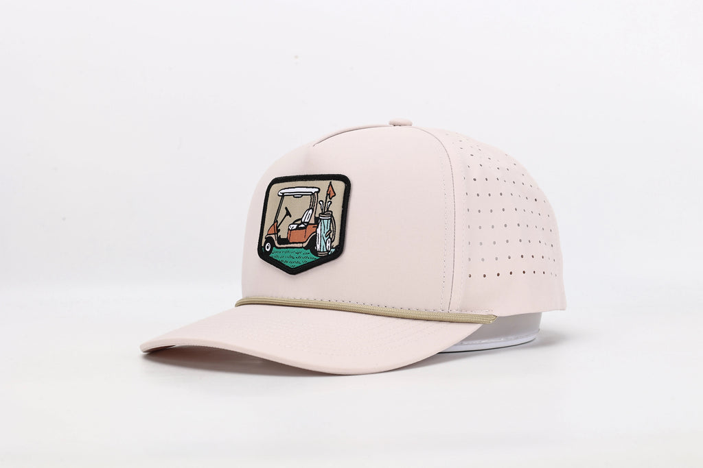 Golf Cart Patch Rope Hat