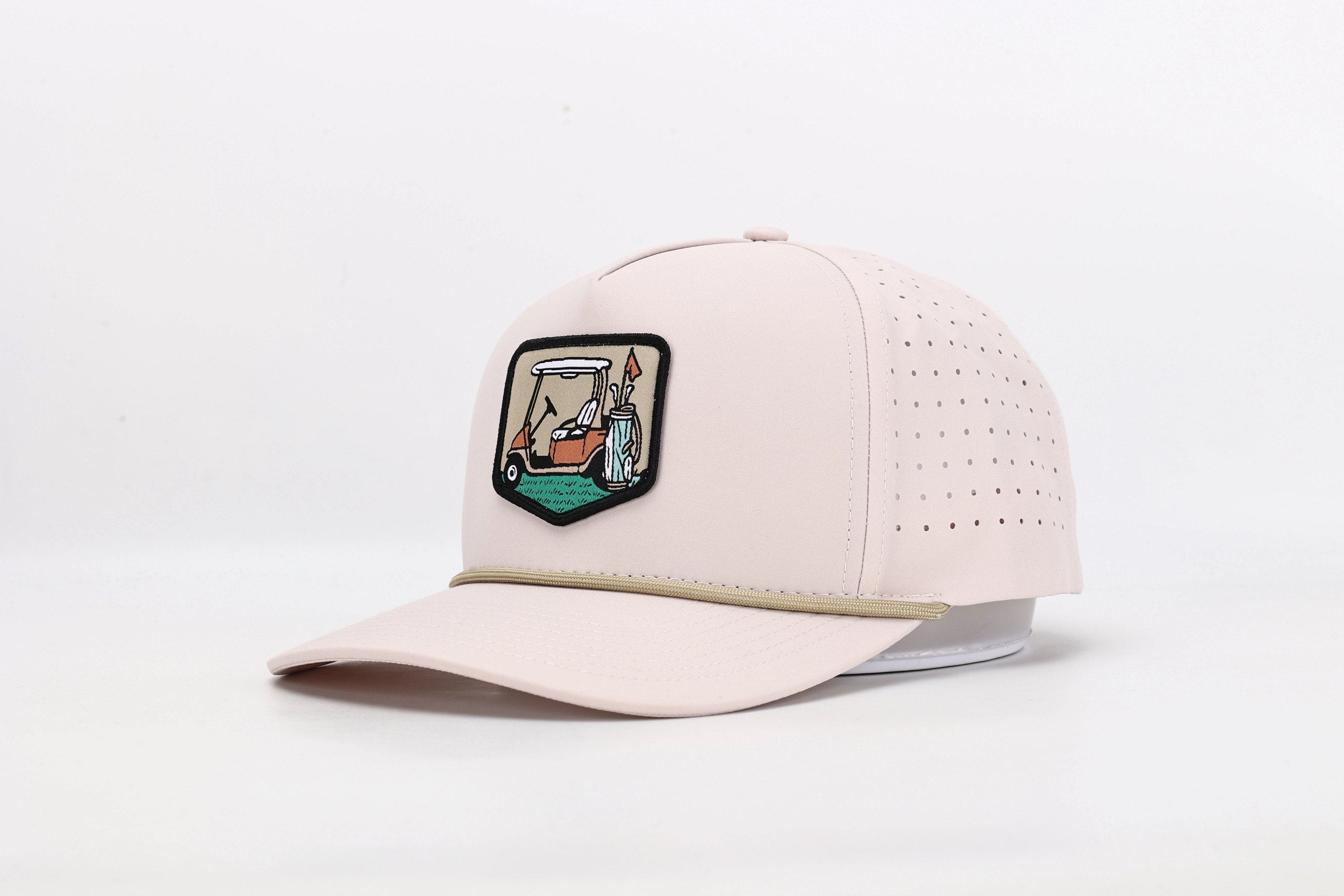 Golf Cart Patch Rope Hat