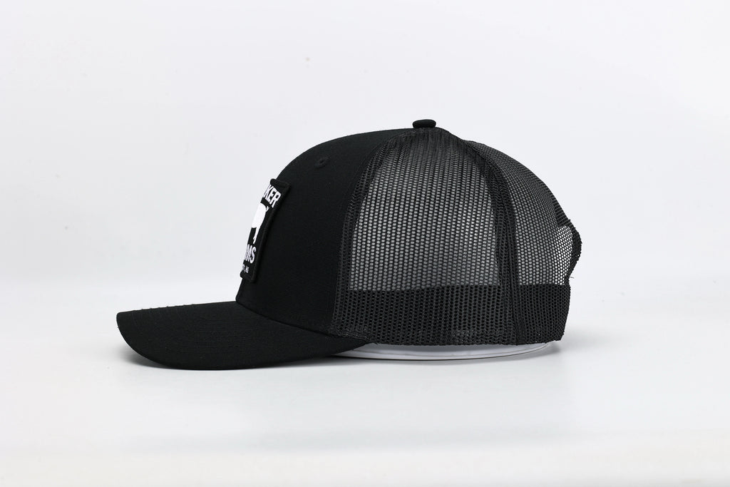 Black Walker Farms Patch Hat