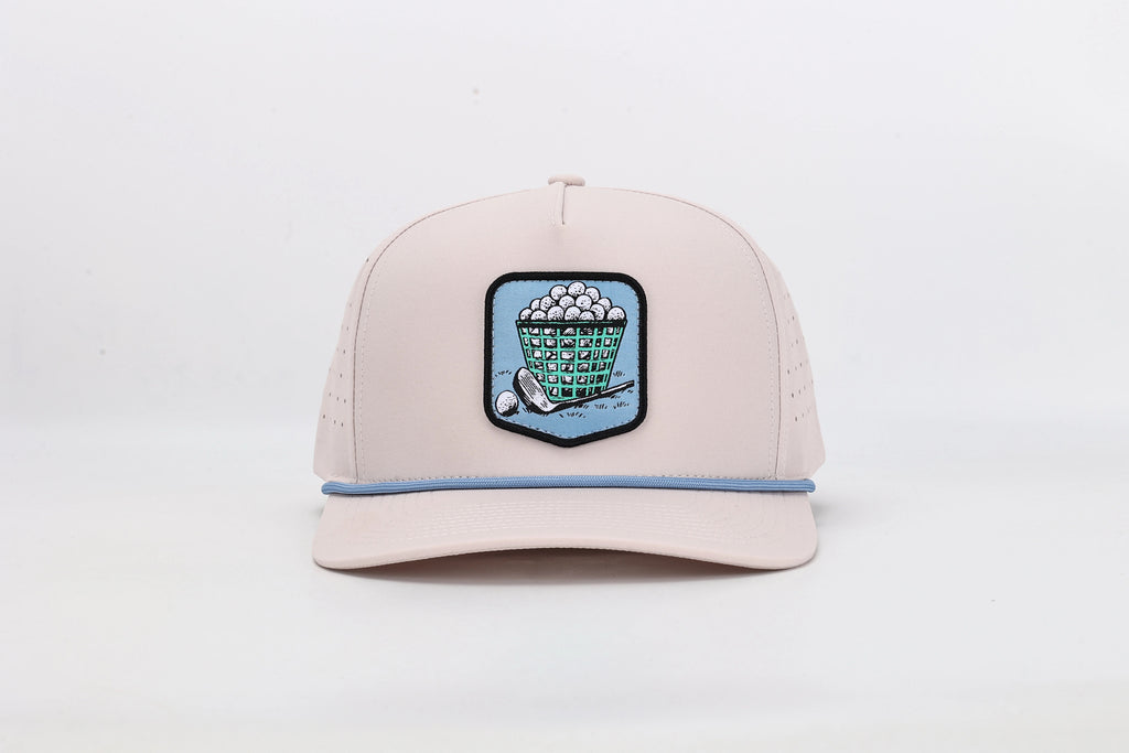 Golf Ball Bucket Patch Rope Hat