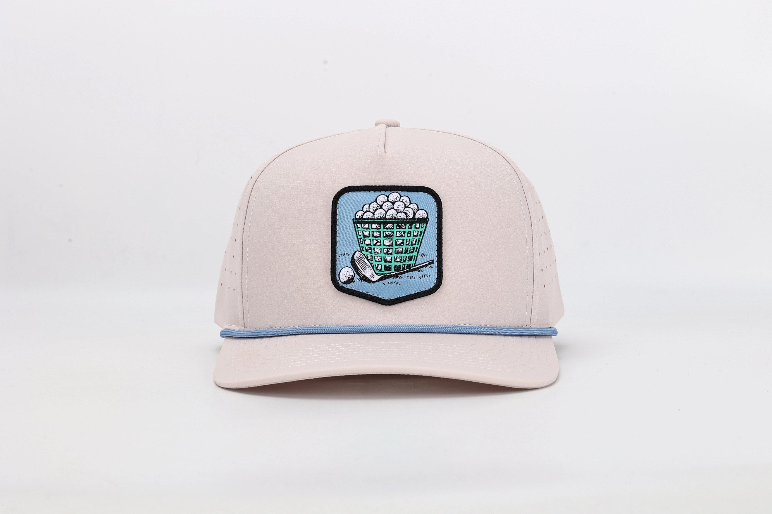 Golf Ball Bucket Patch Rope Hat