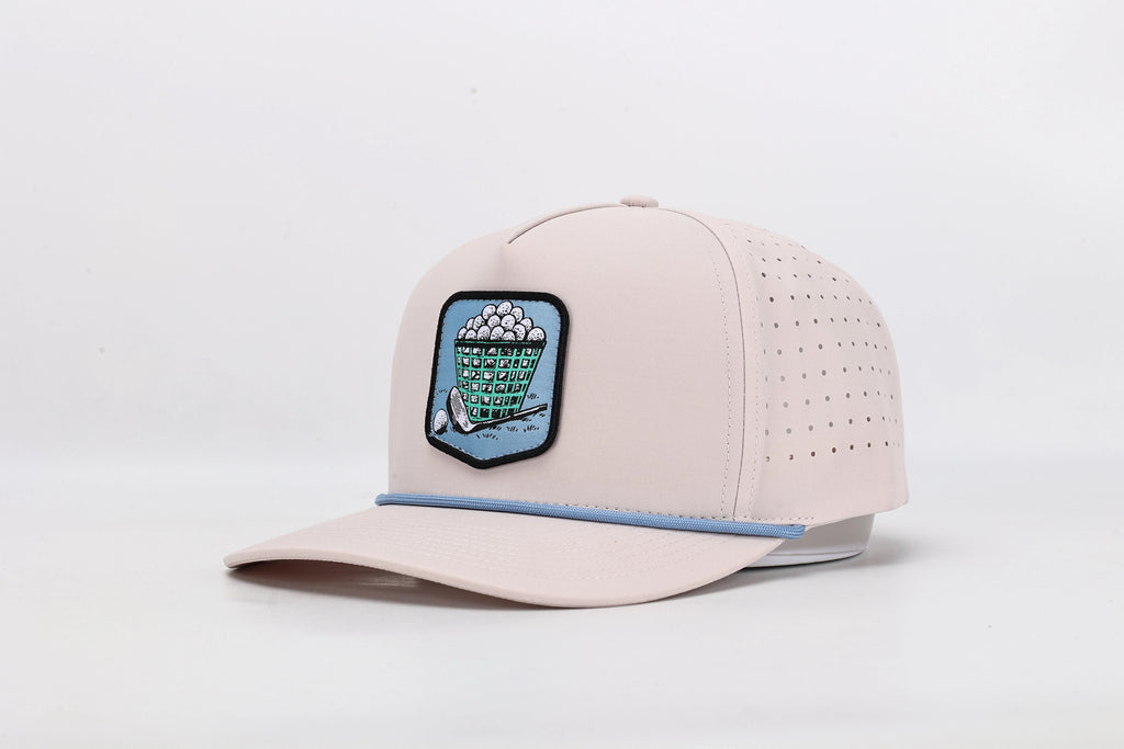 Golf Ball Bucket Patch Rope Hat