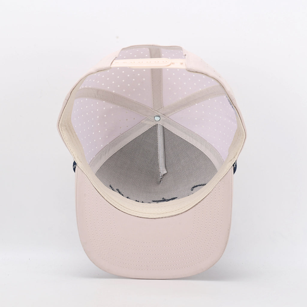 Tan/Bluish Gray Cartersville, GA Embroidered Rope Hat