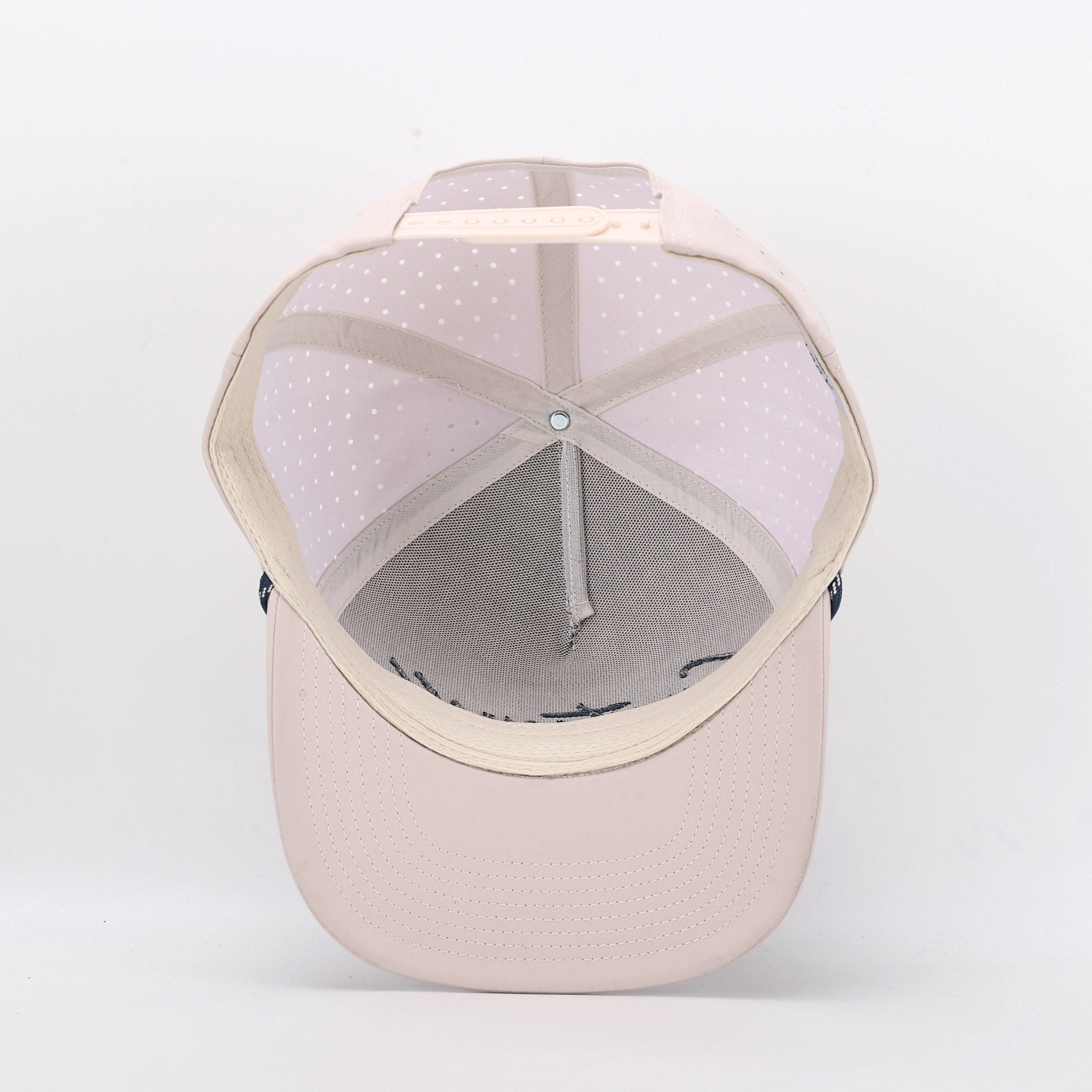 Tan/Bluish Gray Cartersville, GA Embroidered Rope Hat