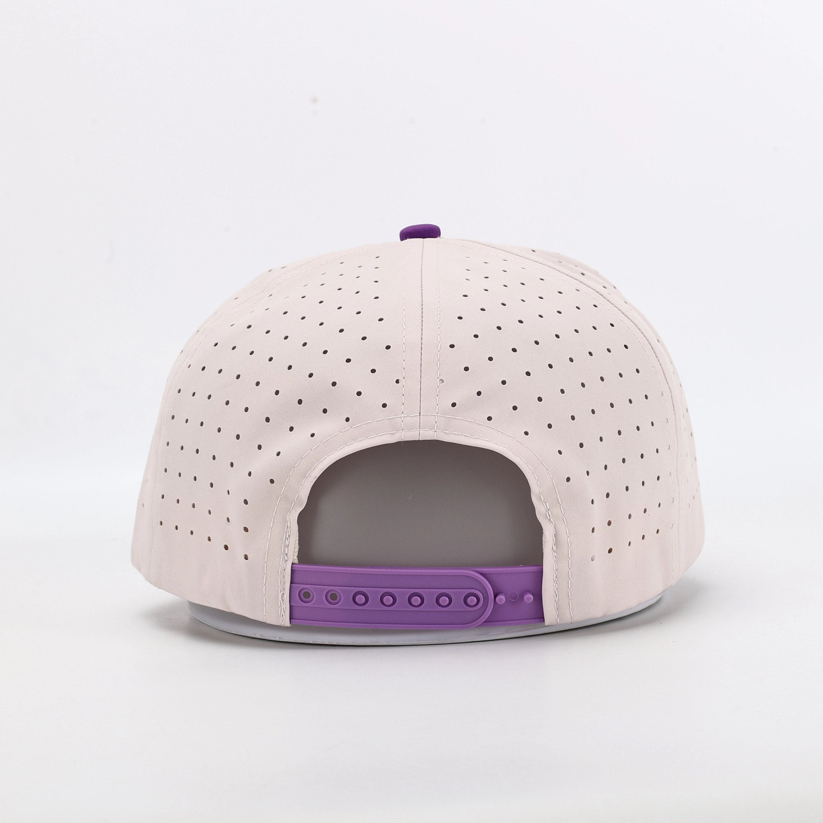 Tan/Purple Cartersville GA Embroidered Hat