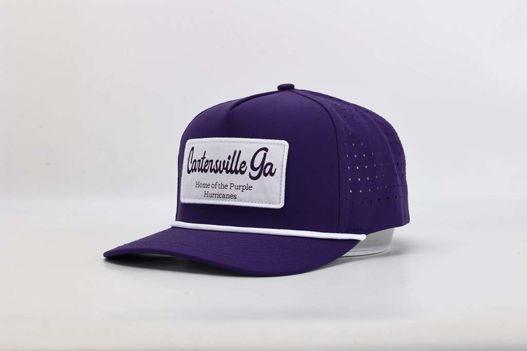 Purple Cartersville, GA Patch Hat