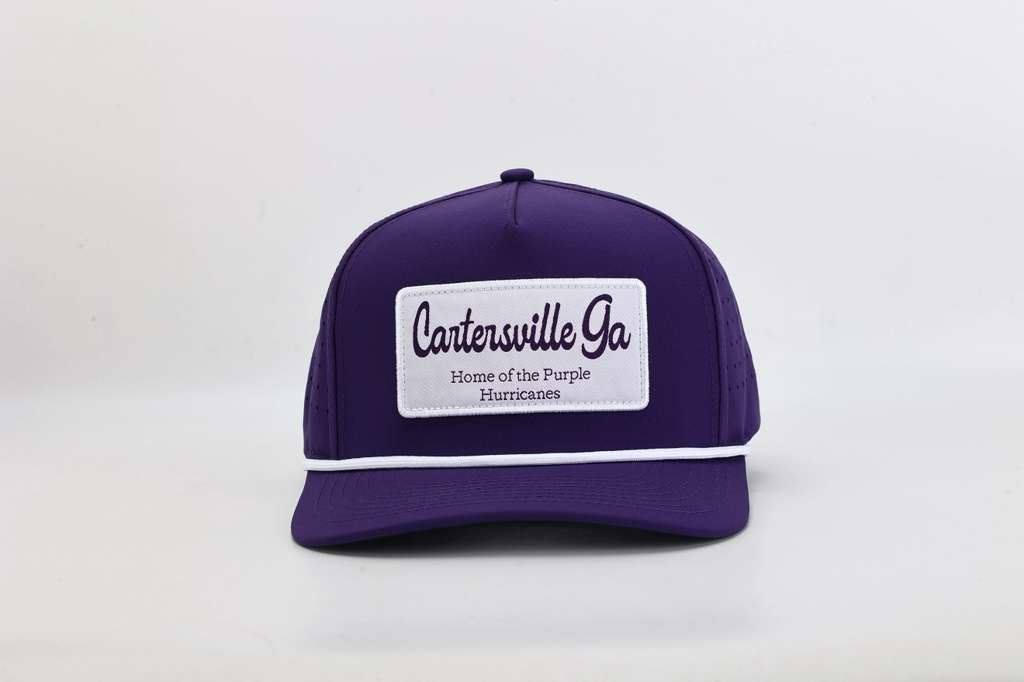 Purple Cartersville, GA Patch Hat